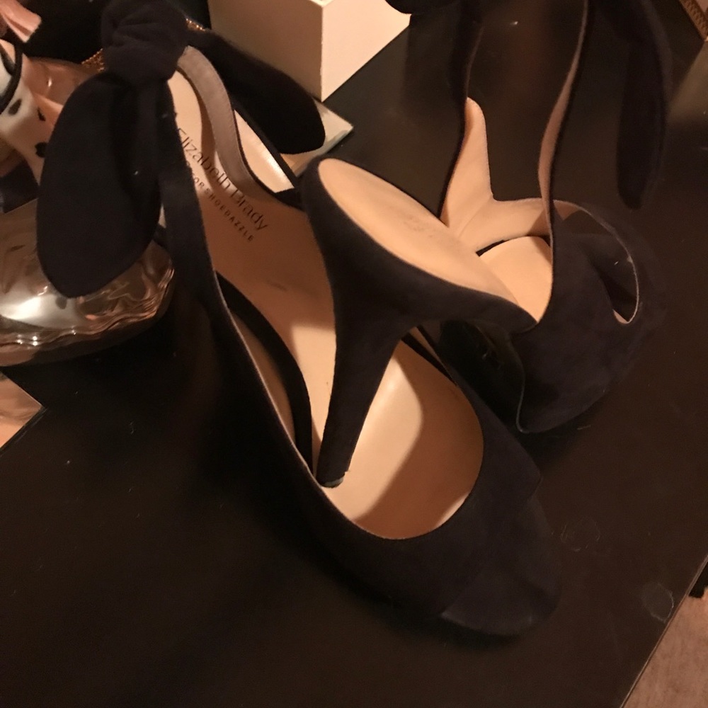 Open toe sling back